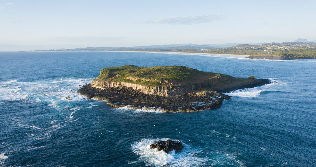 Cook Island looking towards Fingal Head