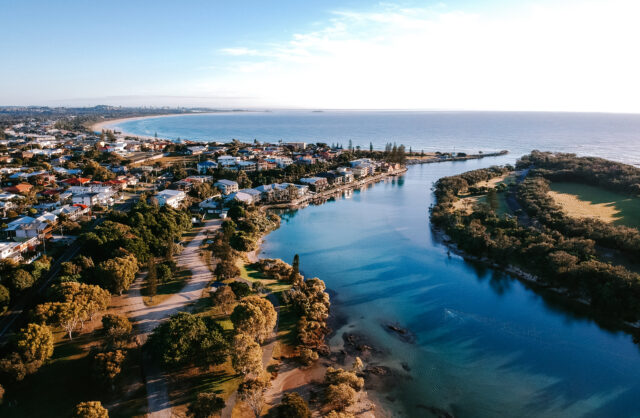 kingscliff aerial banner image