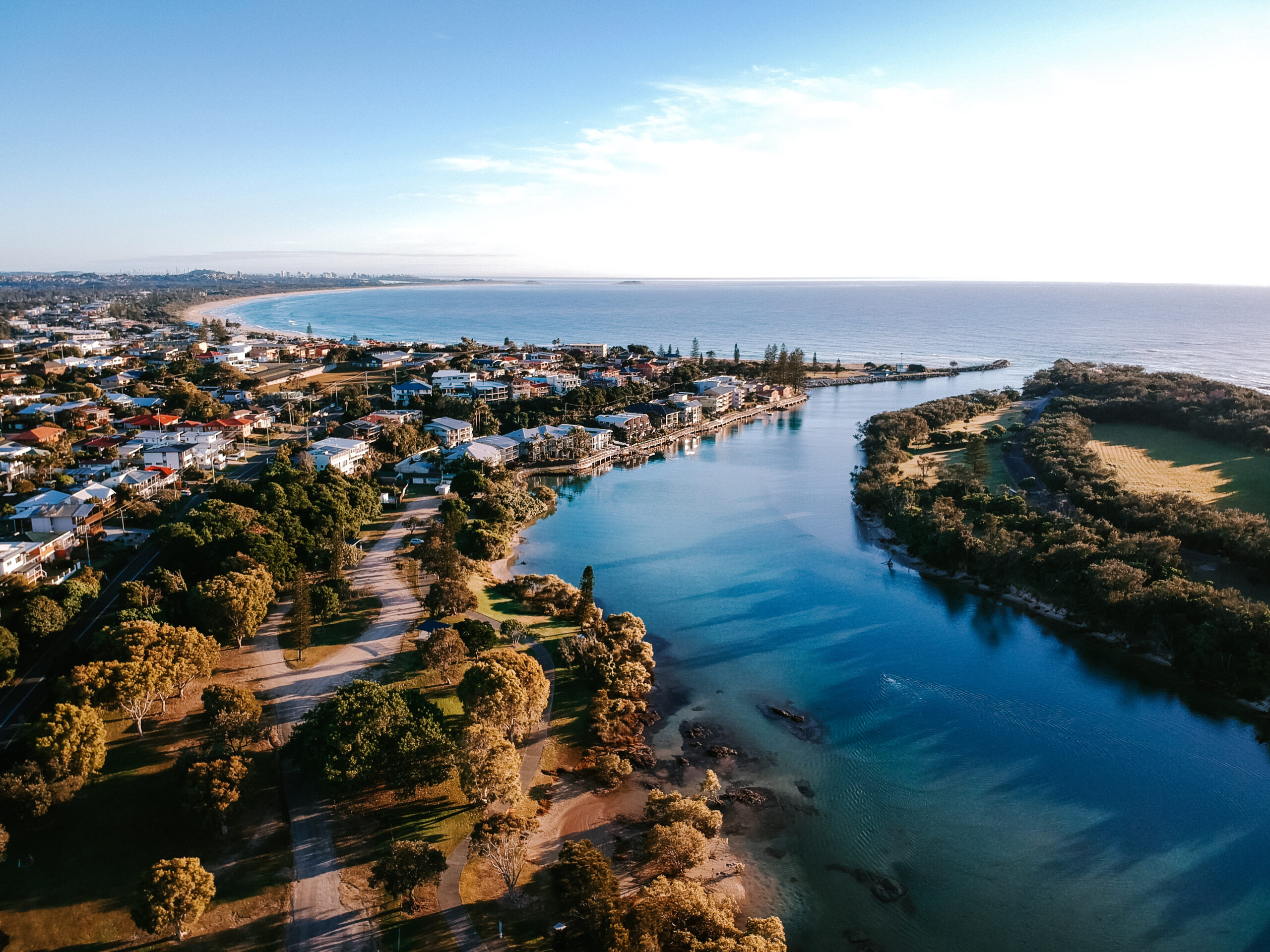 kingscliff aerial banner image