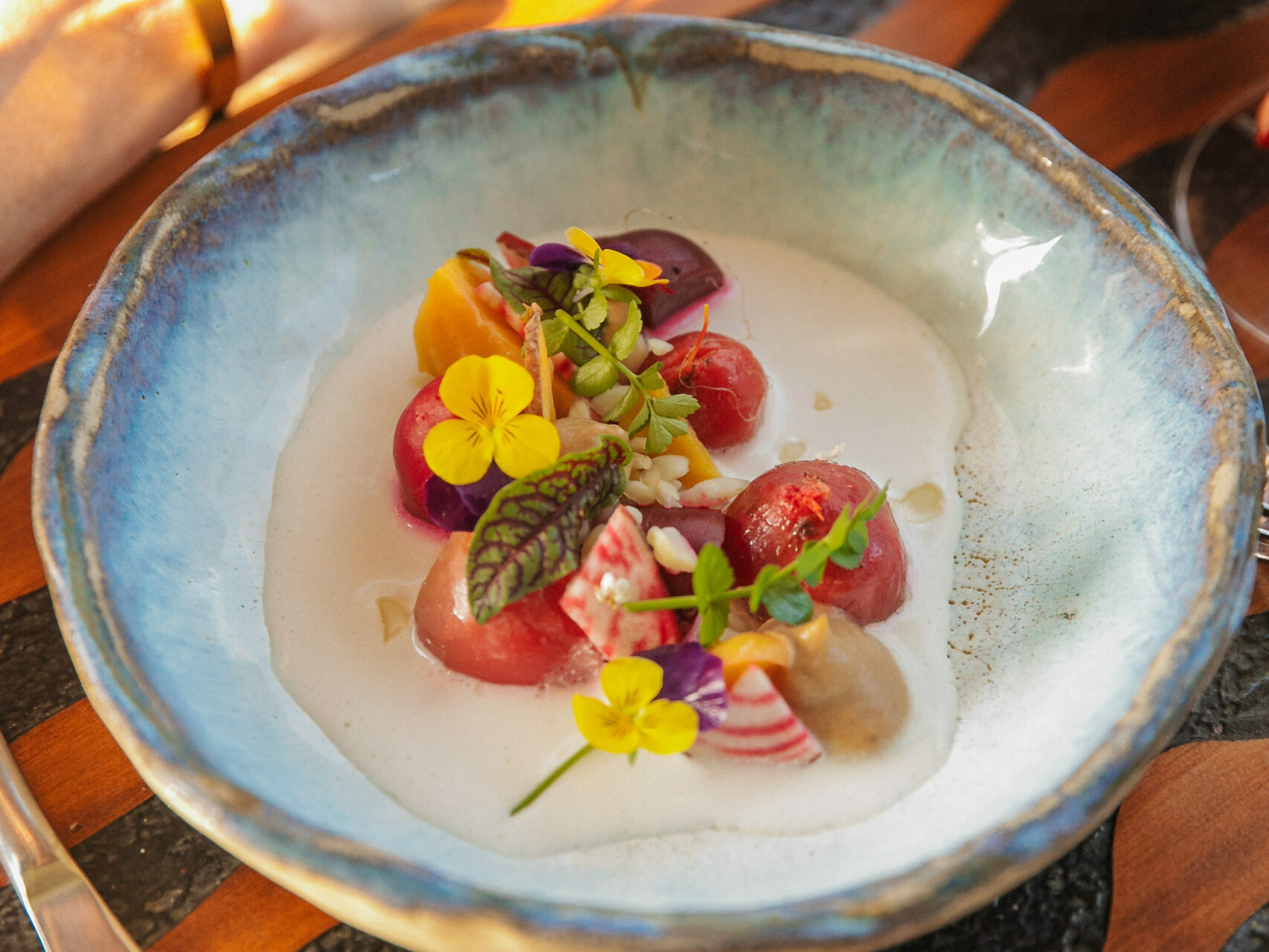 vegetarian entree at potager