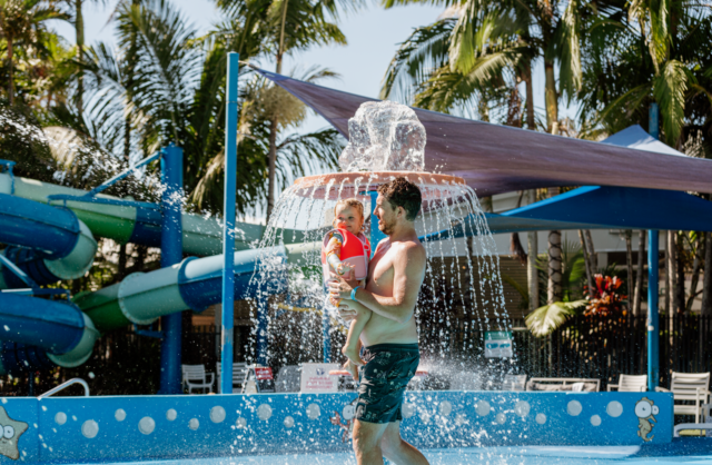 Family at North Star aqua park