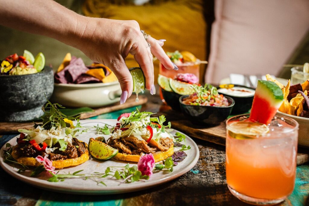 mexican feast at nude amigos