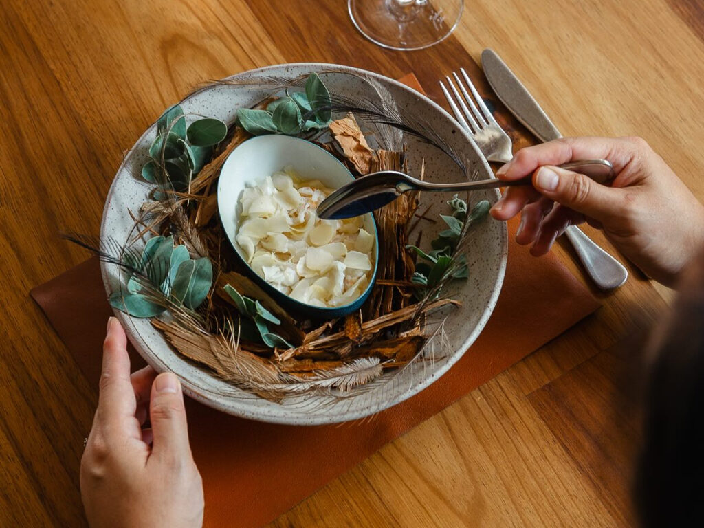 fine dining dessert served at Pipit Restaurant in Pottsville