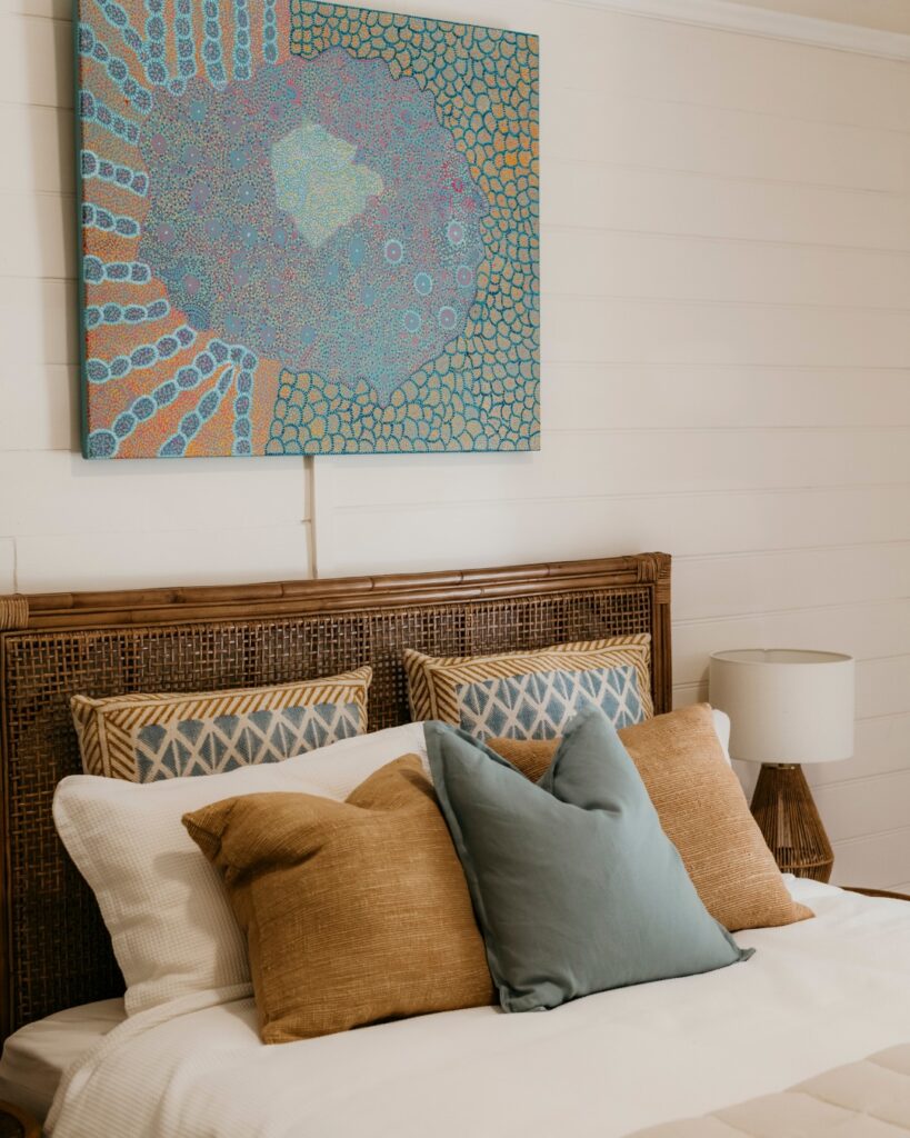 Cosy bedroom setting at Glenelg Murwillumbah