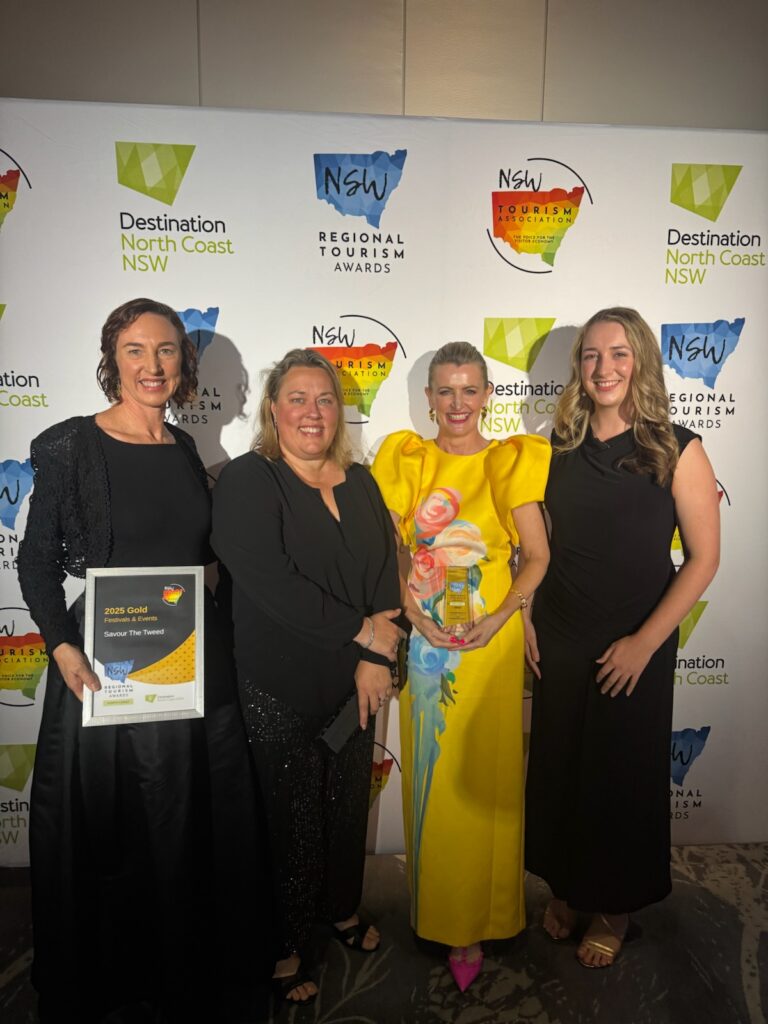 Savour The Tweed team at North Coast Tourism Awards 2025