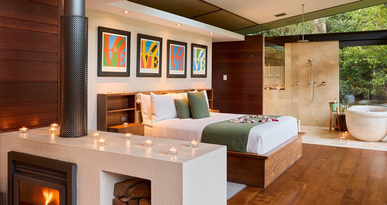 romantic getaway at Crystal Creek Rainforest Retreat