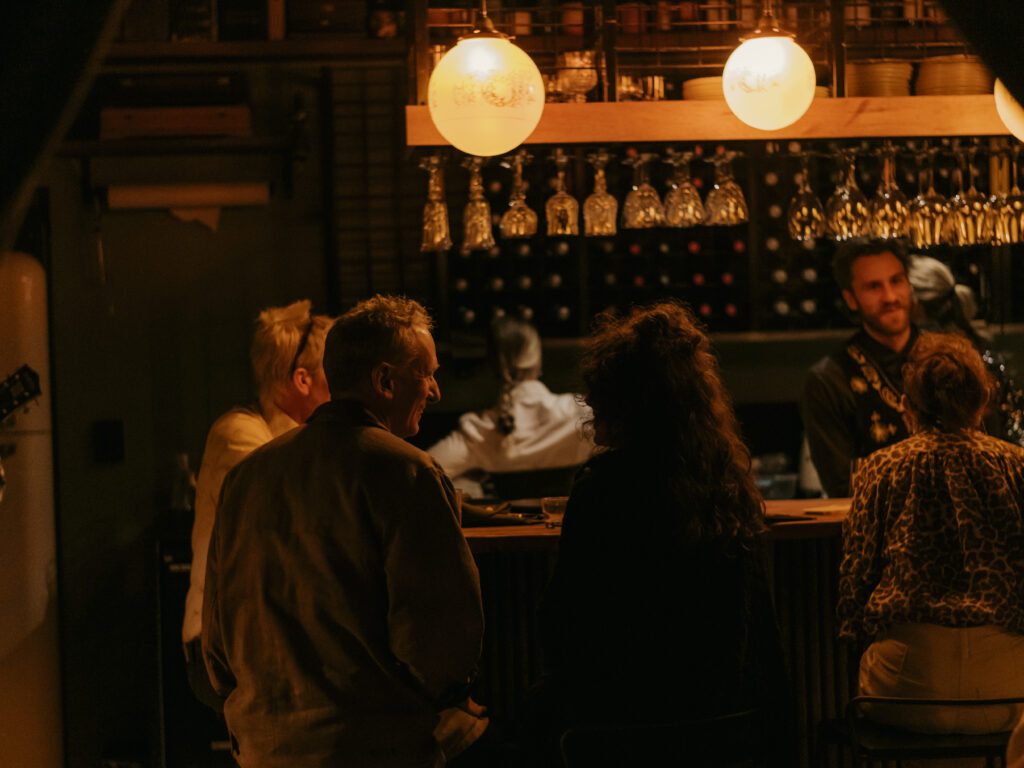 Couple as cosy new hidden wine bar in burringbar