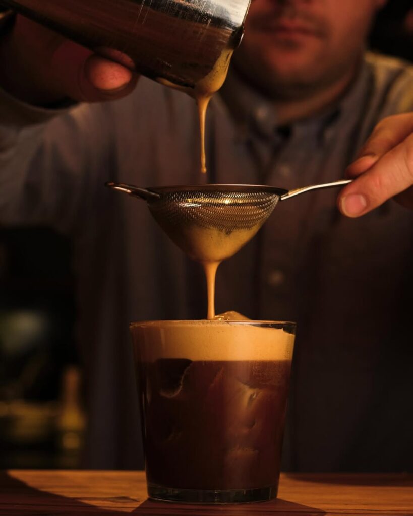 iced cold brew with cold foam