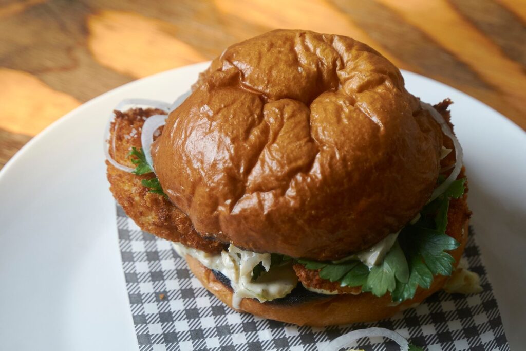 Salty Mangrove fish burger