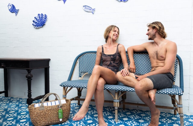 Couple at Halcyon wellness day spa in cabarita beach