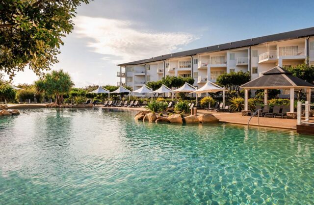 eco stays banner image of Mantra on salt beach in kingscliff resort pool