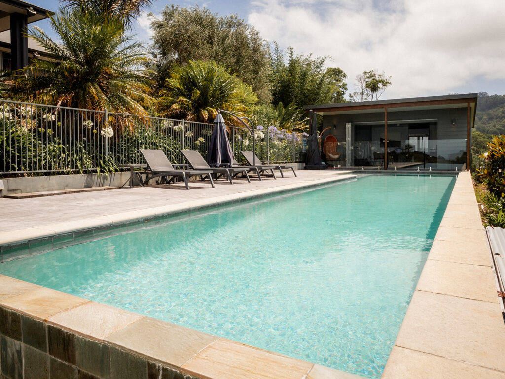 Pool perfect for group getaways in northern nsw