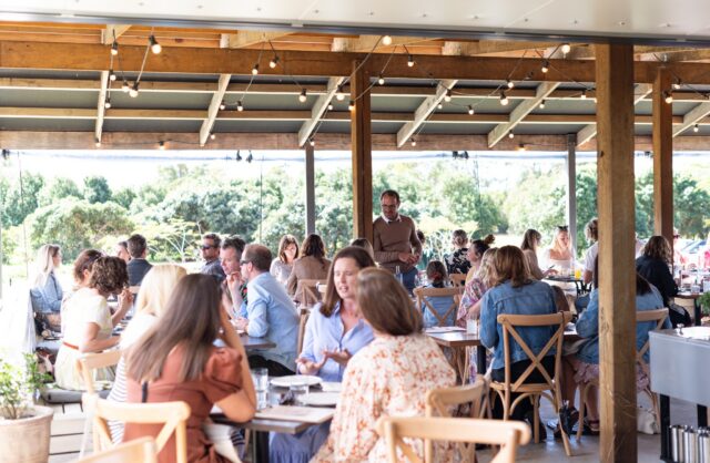 alfresco on-farm dining for corporate events and groups