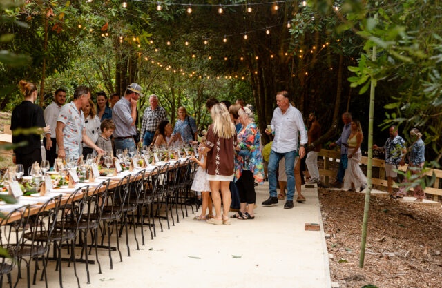 outdoor corporate event venue for large group dining experiences