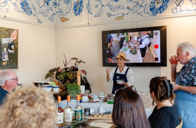 corporate group undertake cooking workshop in The Tweed
