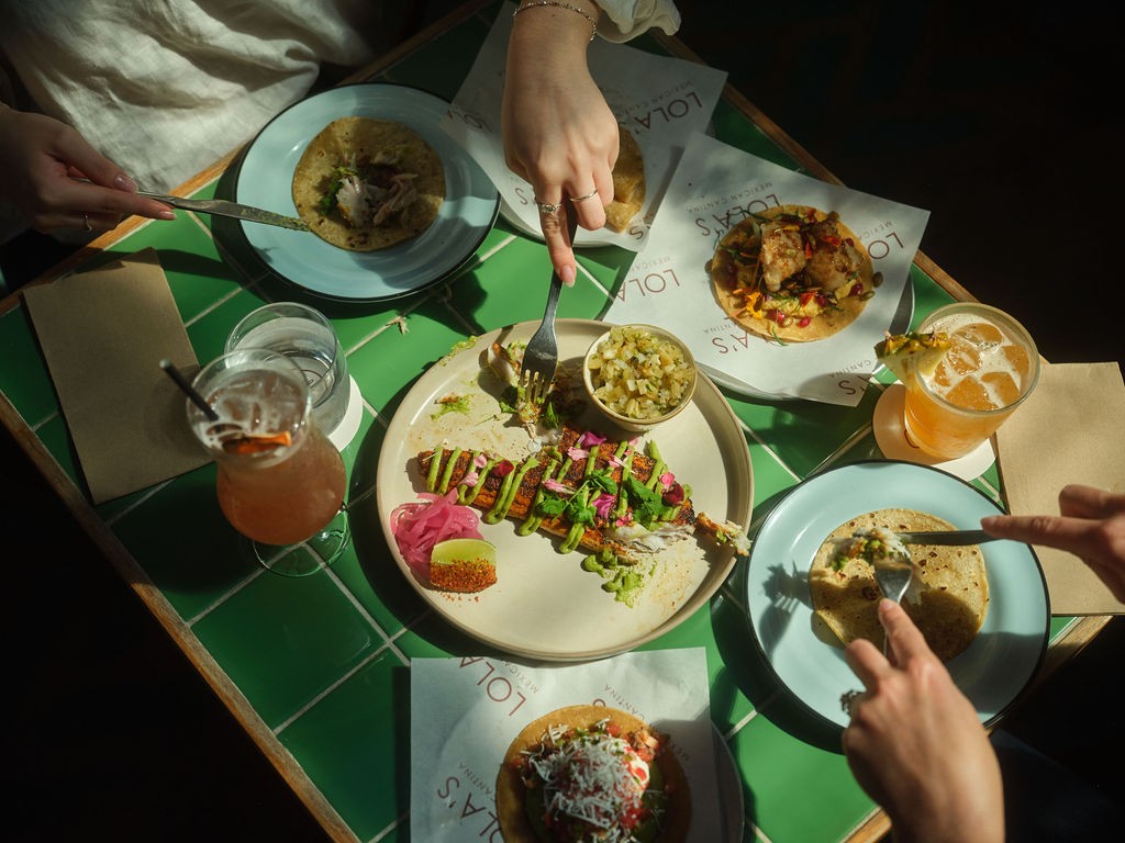 shared plates at mexican restaurant in northern nsw