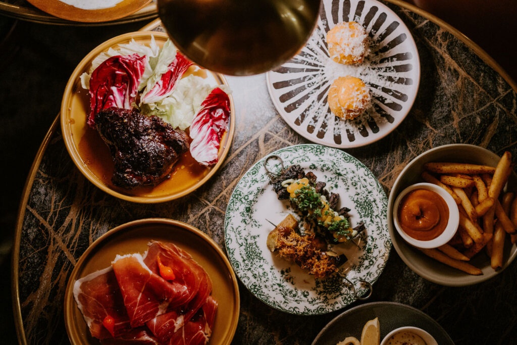 share plates at new cocktail bar in casuarina, bar bruto