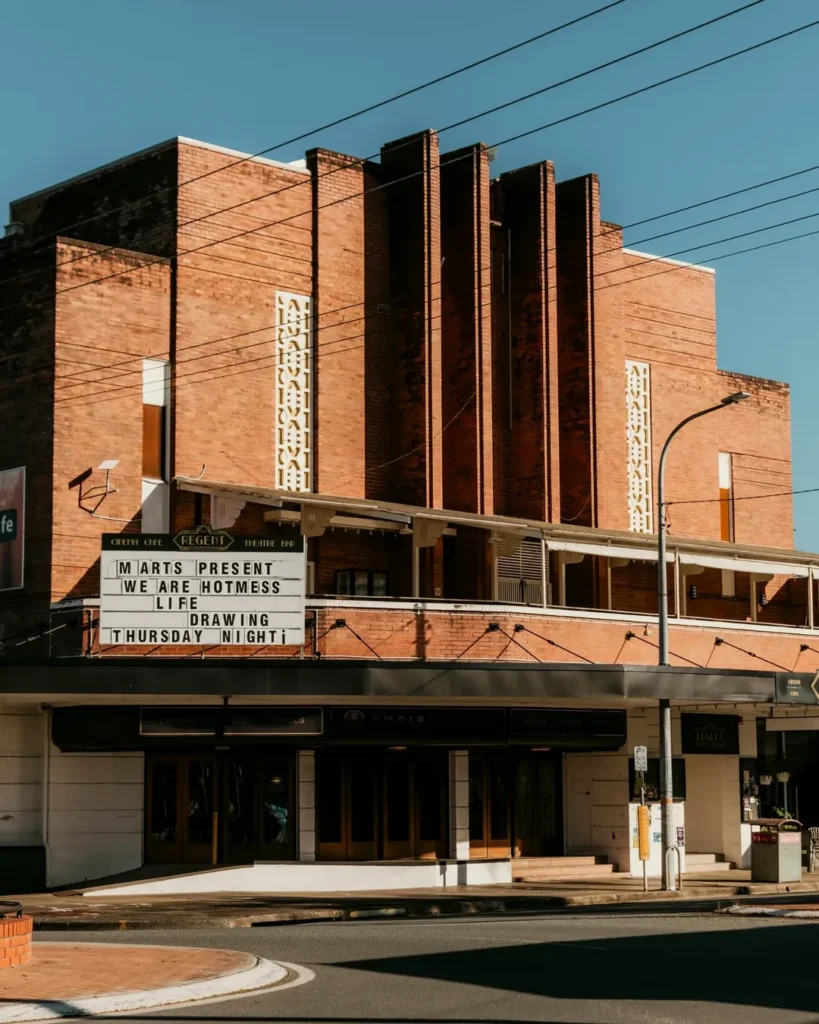 Art Deco cinema with bar in Murwillumbah northern NSW
